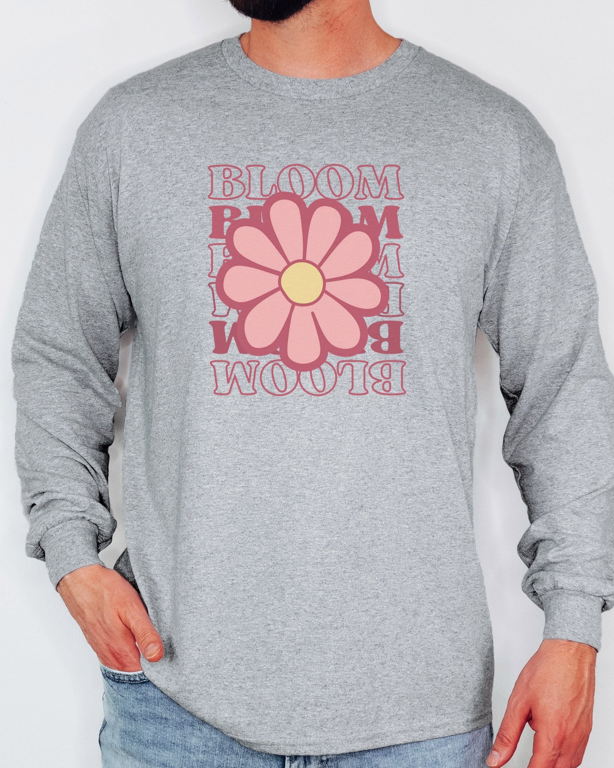 Bloom Daisy Long Sleeve T-Shirt-Neurodiversity, ADHD & Autism Awareness & Acceptance Long-sleeve by Daily Bloom