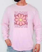 Bloom Daisy Long Sleeve T-Shirt-Neurodiversity, ADHD & Autism Awareness & Acceptance Long-sleeve by Daily Bloom