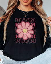 Bloom Daisy Long Sleeve T-Shirt-Neurodiversity, ADHD & Autism Awareness & Acceptance Long-sleeve by Daily Bloom