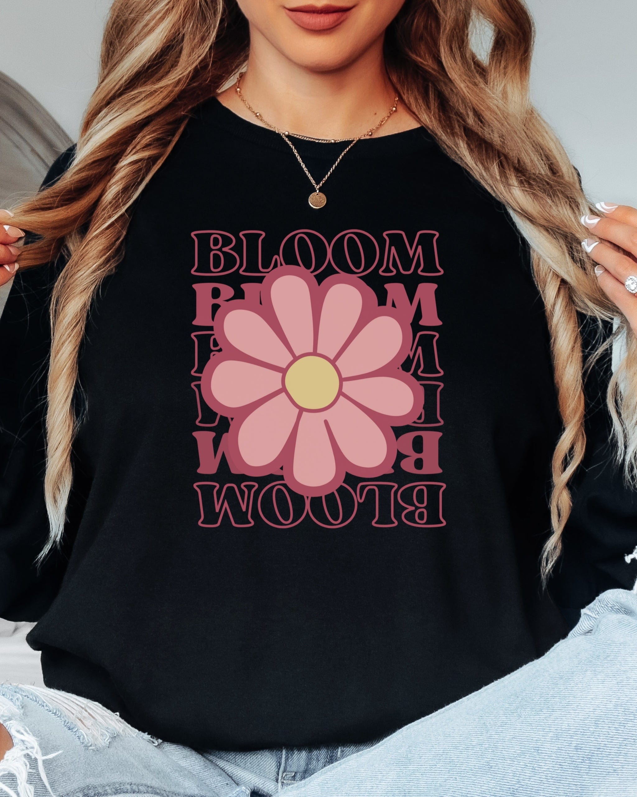 Bloom Daisy Long Sleeve T-Shirt-Neurodiversity, ADHD & Autism Awareness & Acceptance Long-sleeve by Daily Bloom