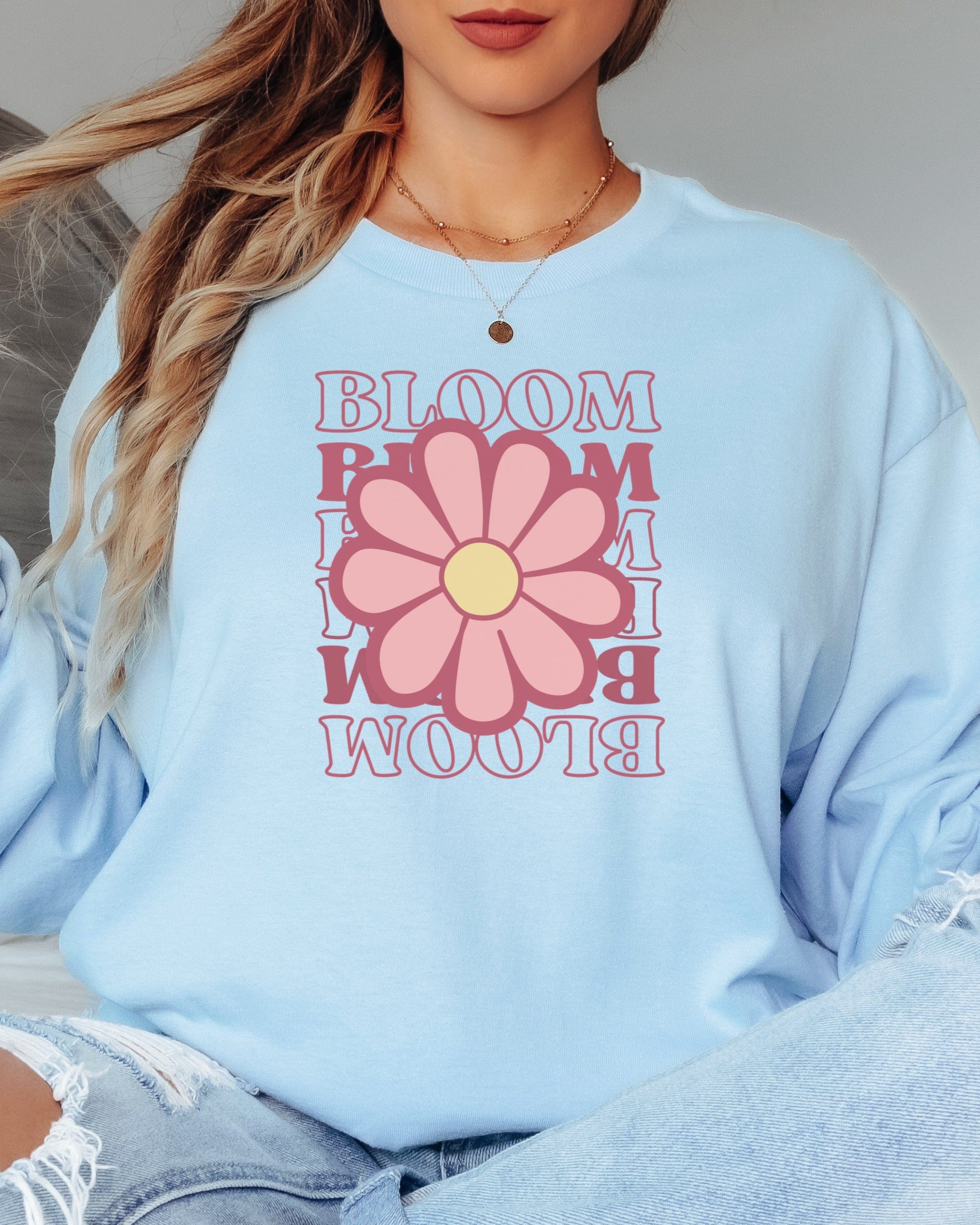 Bloom Daisy Long Sleeve T-Shirt-Neurodiversity, ADHD & Autism Awareness & Acceptance Long-sleeve by Daily Bloom