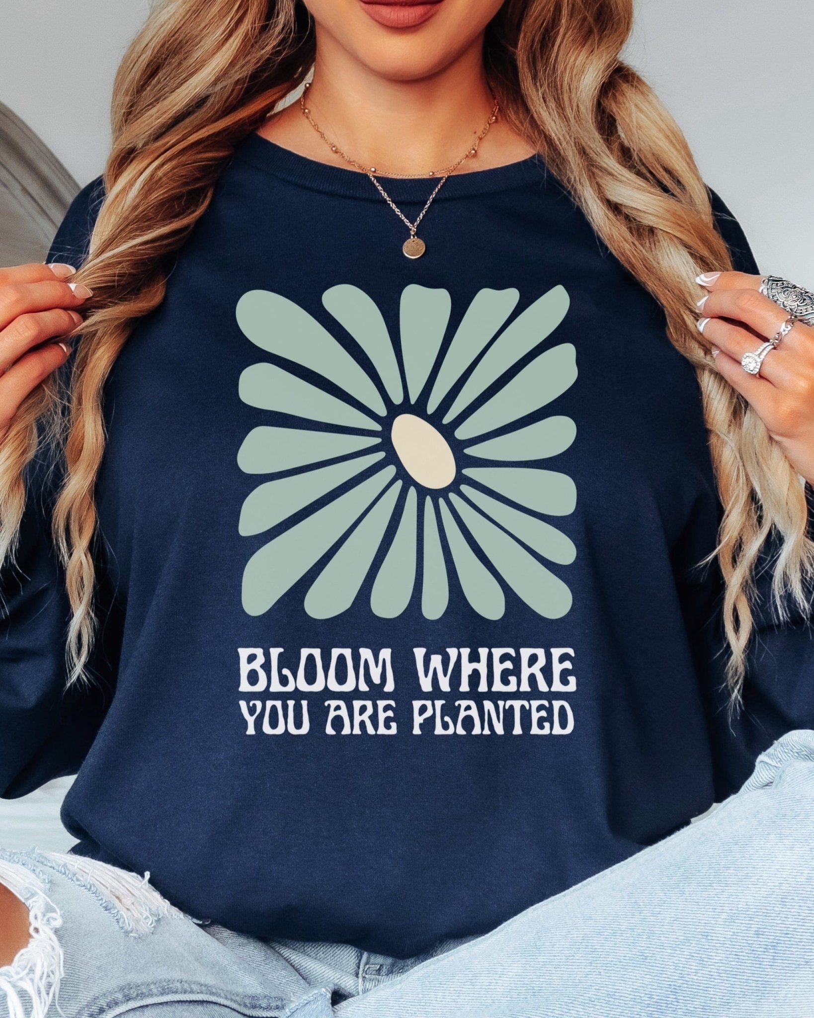 Autism Long - sleeve - Bloom Where You Are Planted Long Sleeve T-Shirt - Daily Bloom