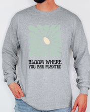Bloom Where You Are Planted Long Sleeve T-Shirt-Neurodiversity, ADHD & Autism Awareness & Acceptance Long-sleeve by Daily Bloom