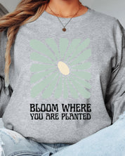 Bloom Where You Are Planted Long Sleeve T-Shirt-Neurodiversity, ADHD & Autism Awareness & Acceptance Long-sleeve by Daily Bloom