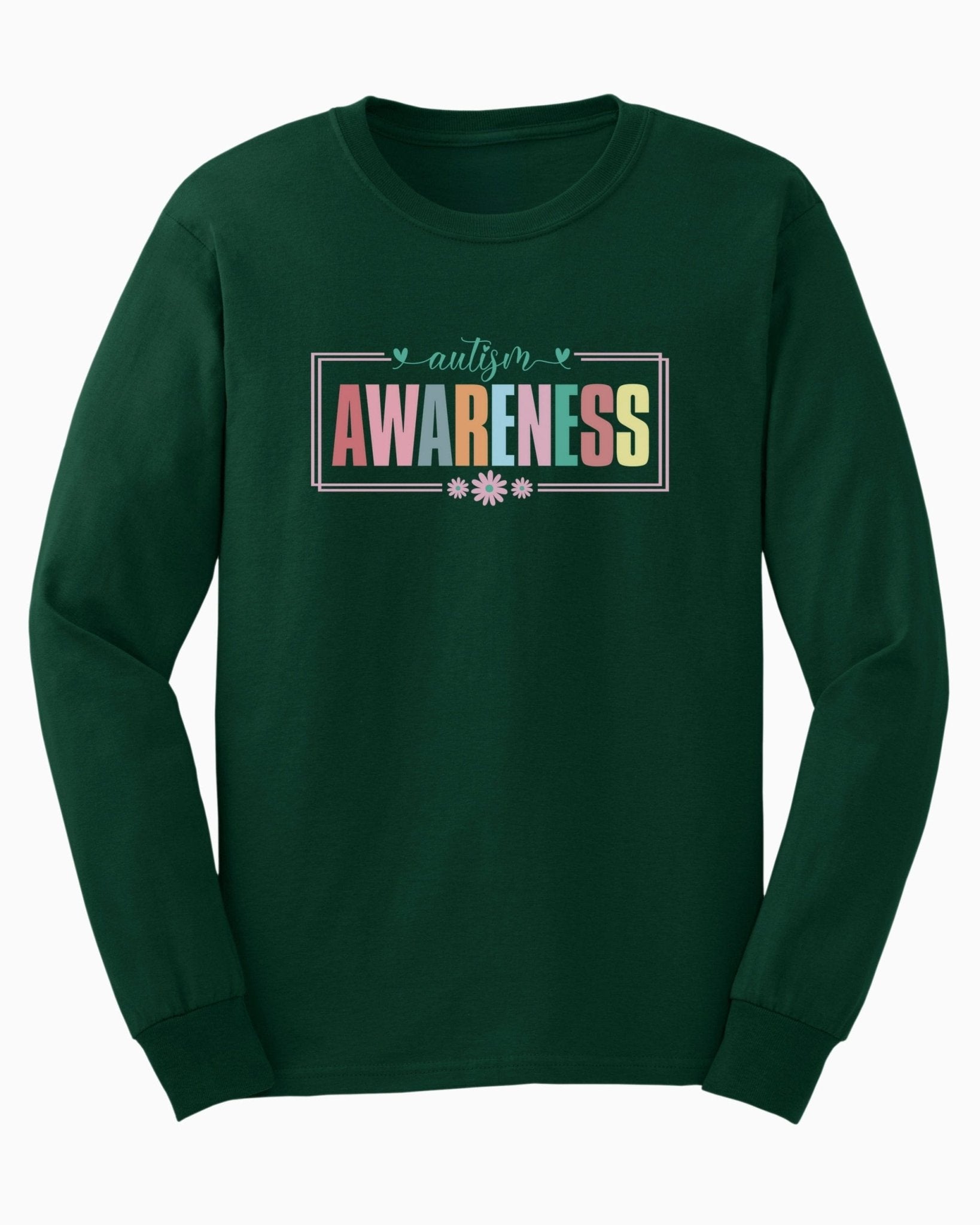 Autism Long - sleeve - Bright Blooms for Autism Awareness Long Sleeve T-Shirt - Daily Bloom