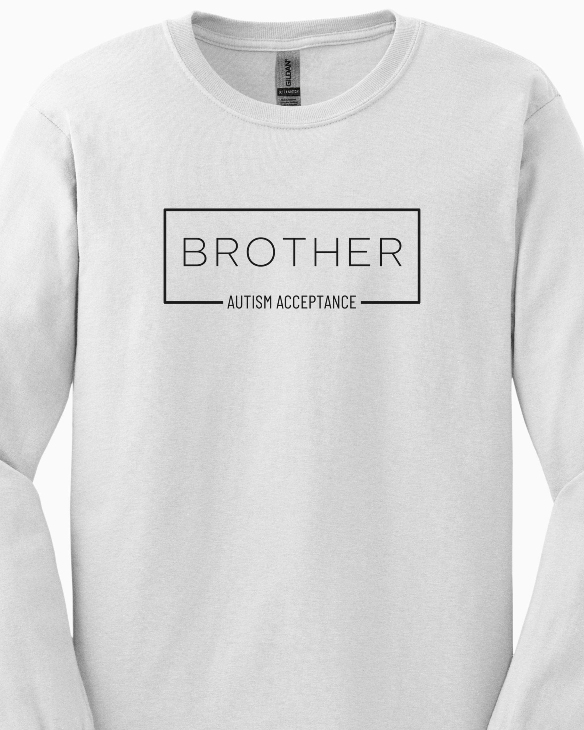 Brother Box Long Sleeve T-Shirt-Neurodiversity, ADHD & Autism Awareness & Acceptance Long-sleeve by Daily Bloom