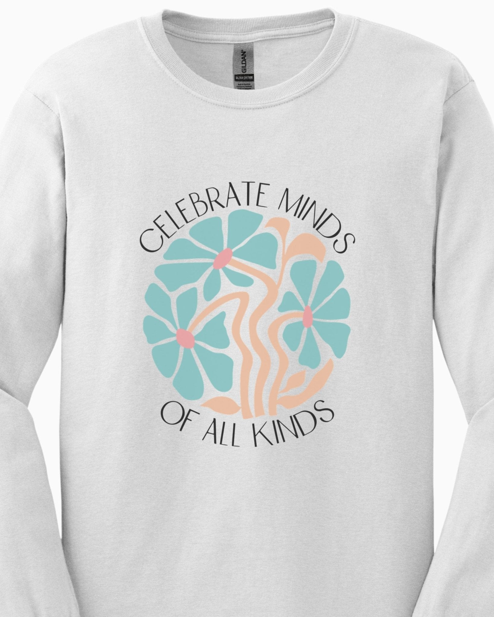Autism Long - sleeve - Celebrate Minds Of All Kinds Long Sleeve T-Shirt - Daily Bloom