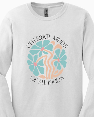 Autism Long - sleeve - Celebrate Minds Of All Kinds Long Sleeve T-Shirt - Daily Bloom