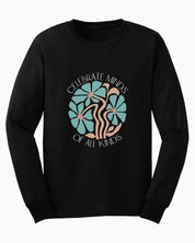 Celebrate Minds Of All Kinds Long Sleeve T-Shirt-Black-Neurodiversity, ADHD & Autism Awareness & Acceptance Long-sleeve by Daily Bloom