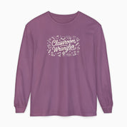 Autism Long-sleeve By Daily Bloom Classroom Wrangler Comfort Colors Long Sleeve T-Shirt Berry / S