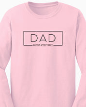 Dad Box Long Sleeve T-Shirt-Neurodiversity, ADHD & Autism Awareness & Acceptance Long-sleeve by Daily Bloom