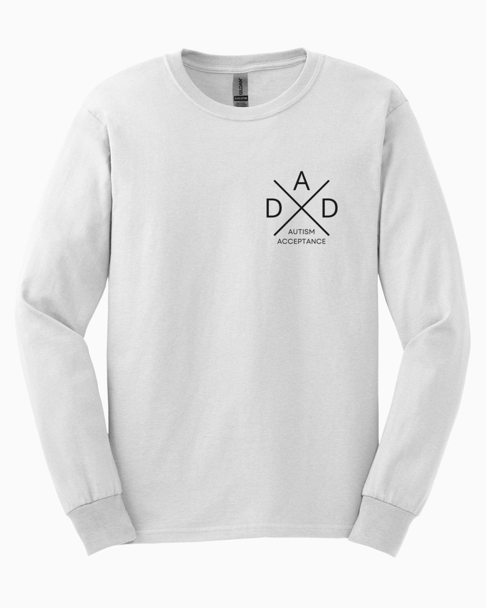 Autism Long - sleeve - Dad Cross Long Sleeve T-Shirt - Daily Bloom