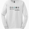 Autism Long - sleeve - Different Petals Same Garden Flower Sketches Long Sleeve T-Shirt - Daily Bloom