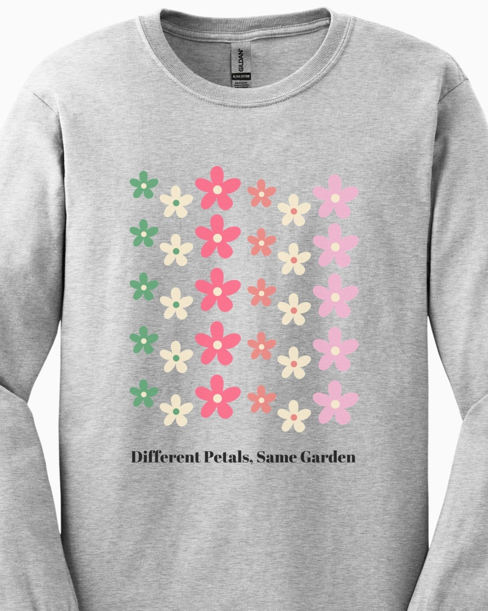 Autism Long - sleeve - Different Petals Same Garden Long Sleeve T-Shirt - Daily Bloom