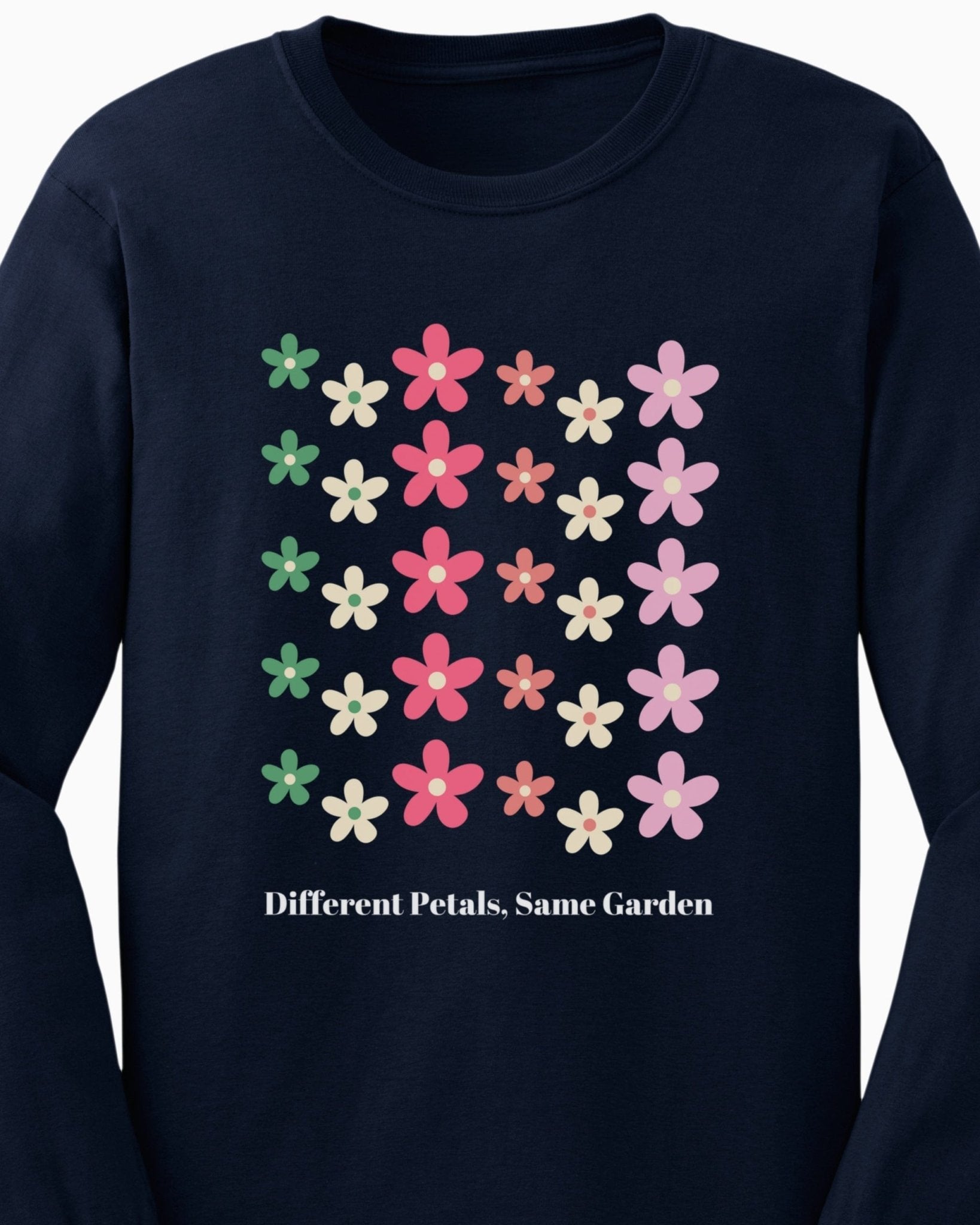 Autism Long - sleeve - Different Petals Same Garden Long Sleeve T-Shirt - Daily Bloom