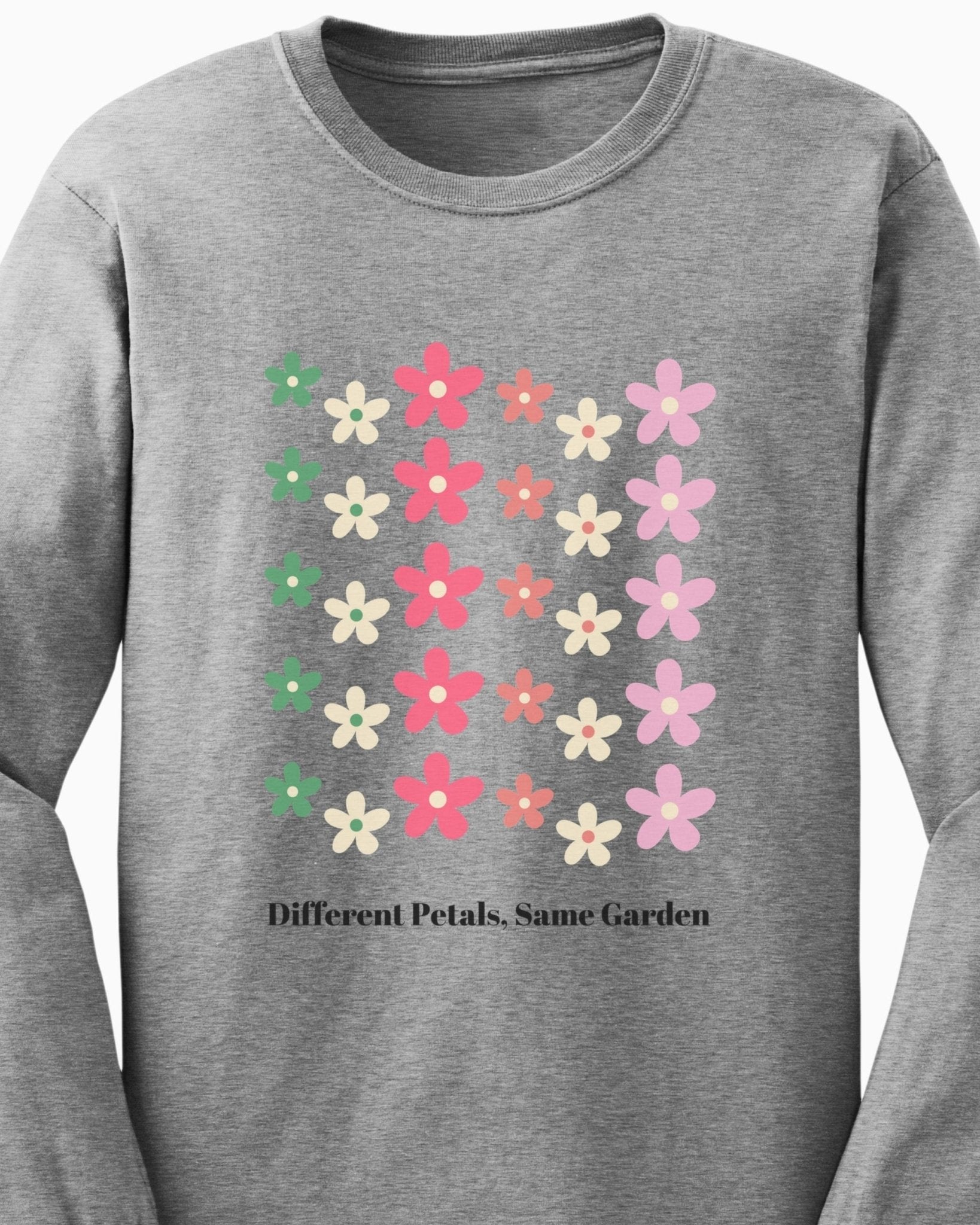 Autism Long - sleeve - Different Petals Same Garden Long Sleeve T-Shirt - Daily Bloom