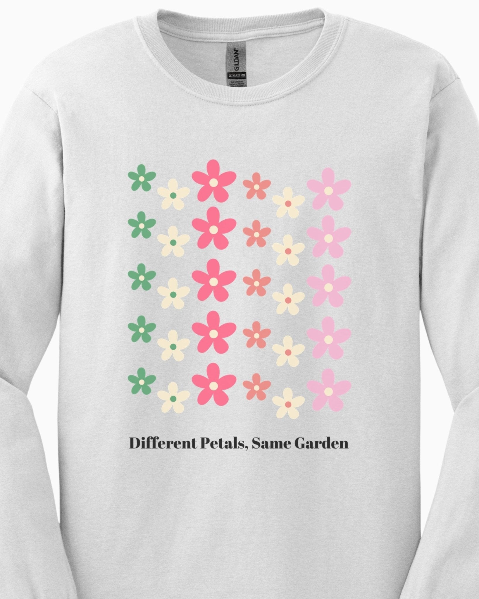 Autism Long - sleeve - Different Petals Same Garden Long Sleeve T-Shirt - Daily Bloom