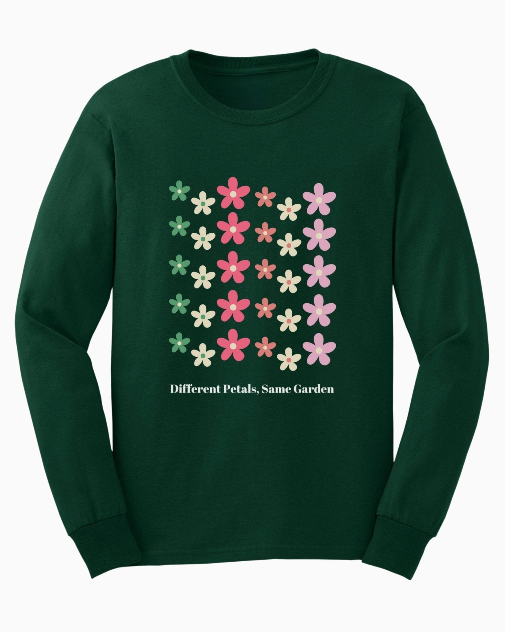 Autism Long - sleeve - Different Petals Same Garden Long Sleeve T-Shirt - Daily Bloom