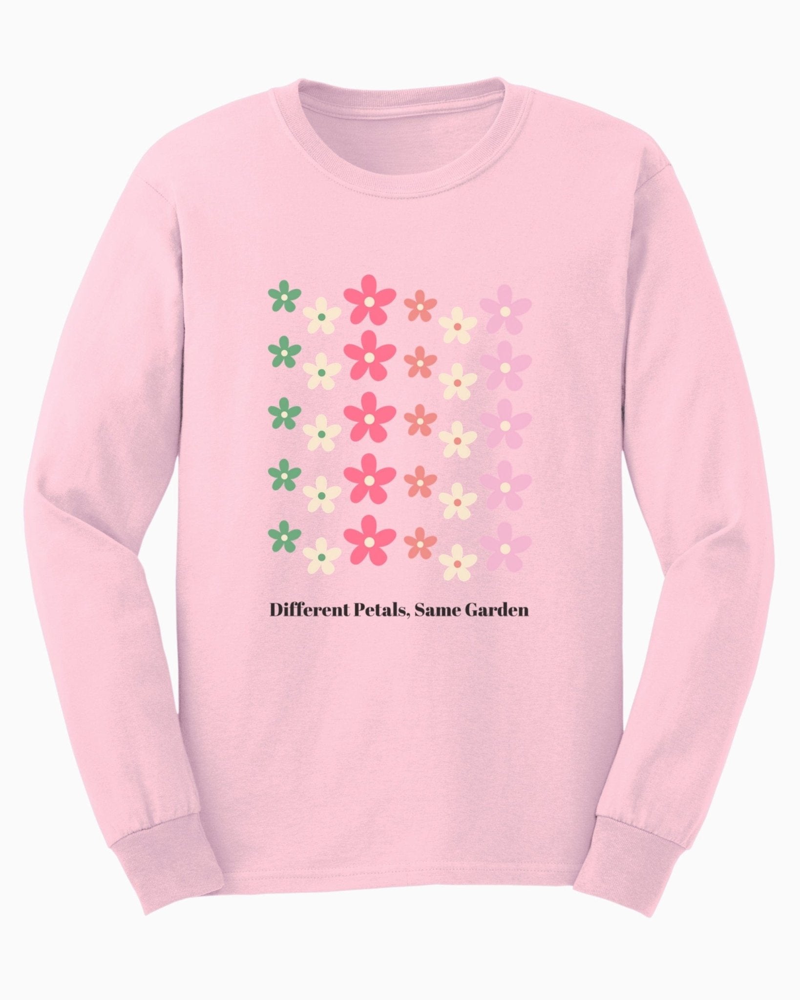 Autism Long - sleeve - Different Petals Same Garden Long Sleeve T-Shirt - Daily Bloom