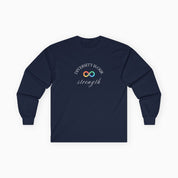 Autism Long-sleeve By Daily Bloom Diversity Is Our Strength Long Sleeve T-Shirt S / Navy