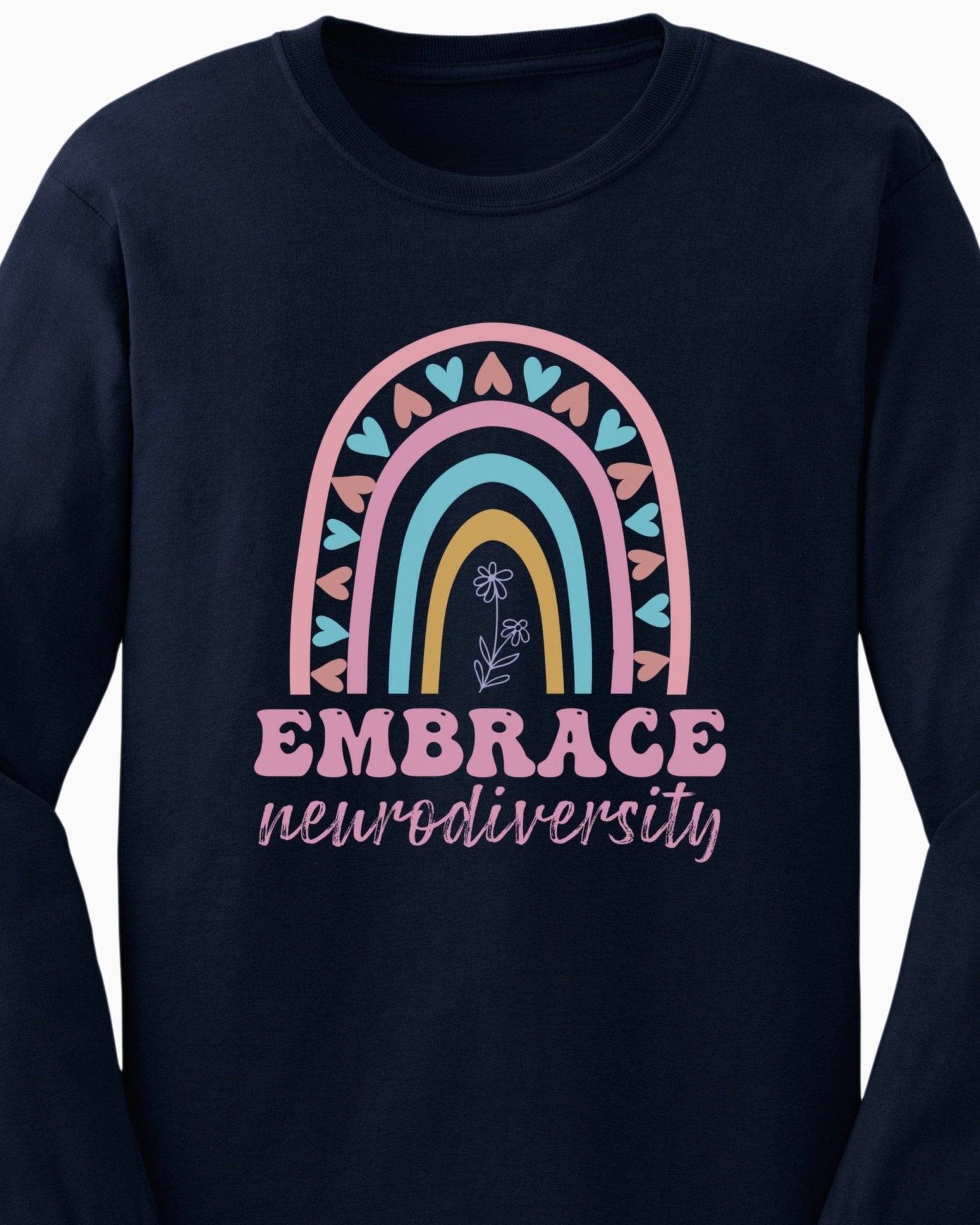 Autism Long - sleeve - Embrace Neurodiversity Long Sleeve T-Shirt - Daily Bloom