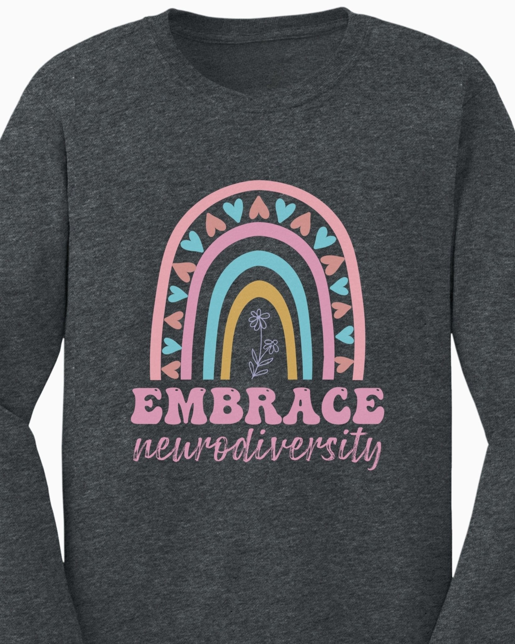 Autism Long - sleeve - Embrace Neurodiversity Long Sleeve T-Shirt - Daily Bloom