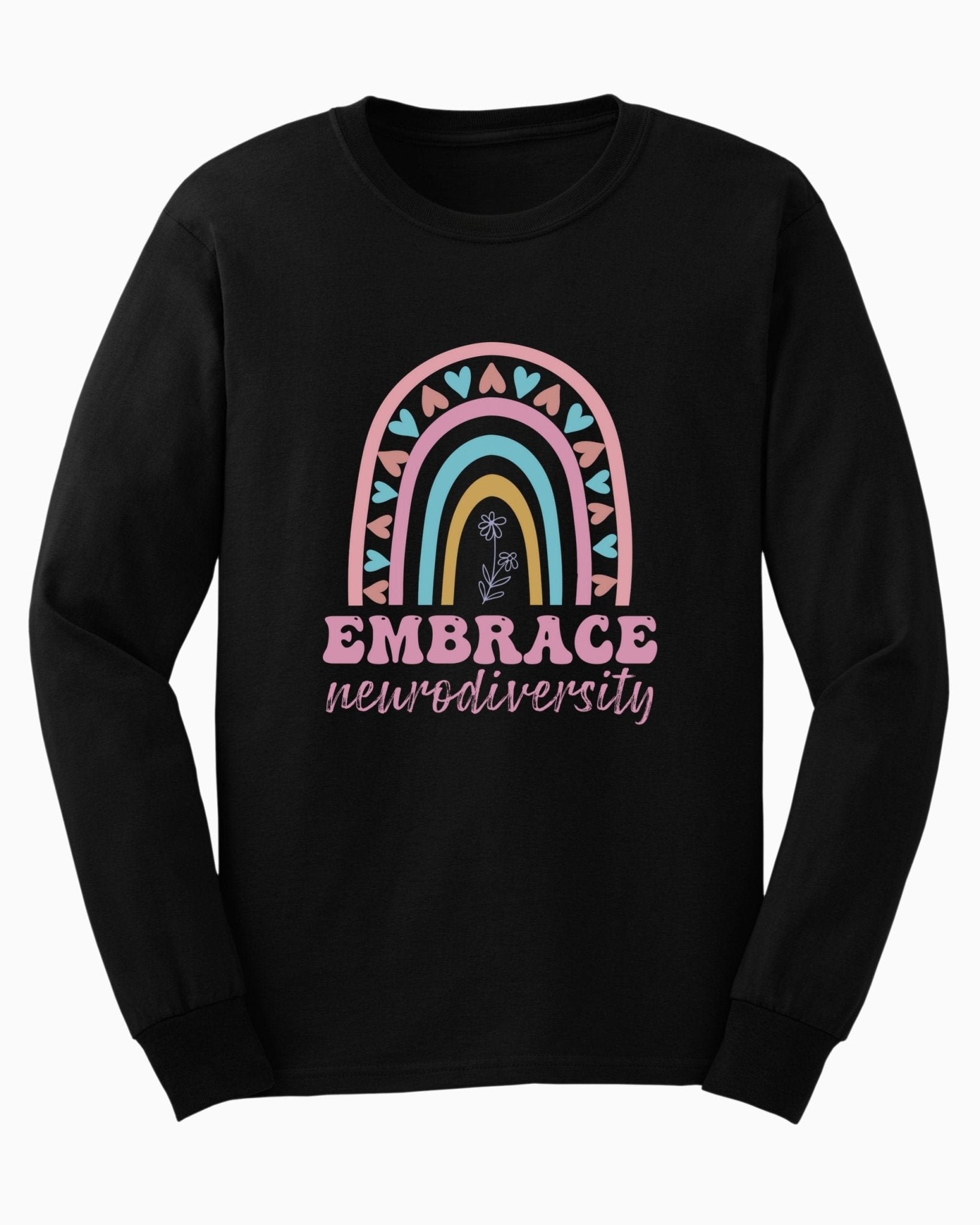 Autism Long - sleeve - Embrace Neurodiversity Long Sleeve T-Shirt - Daily Bloom