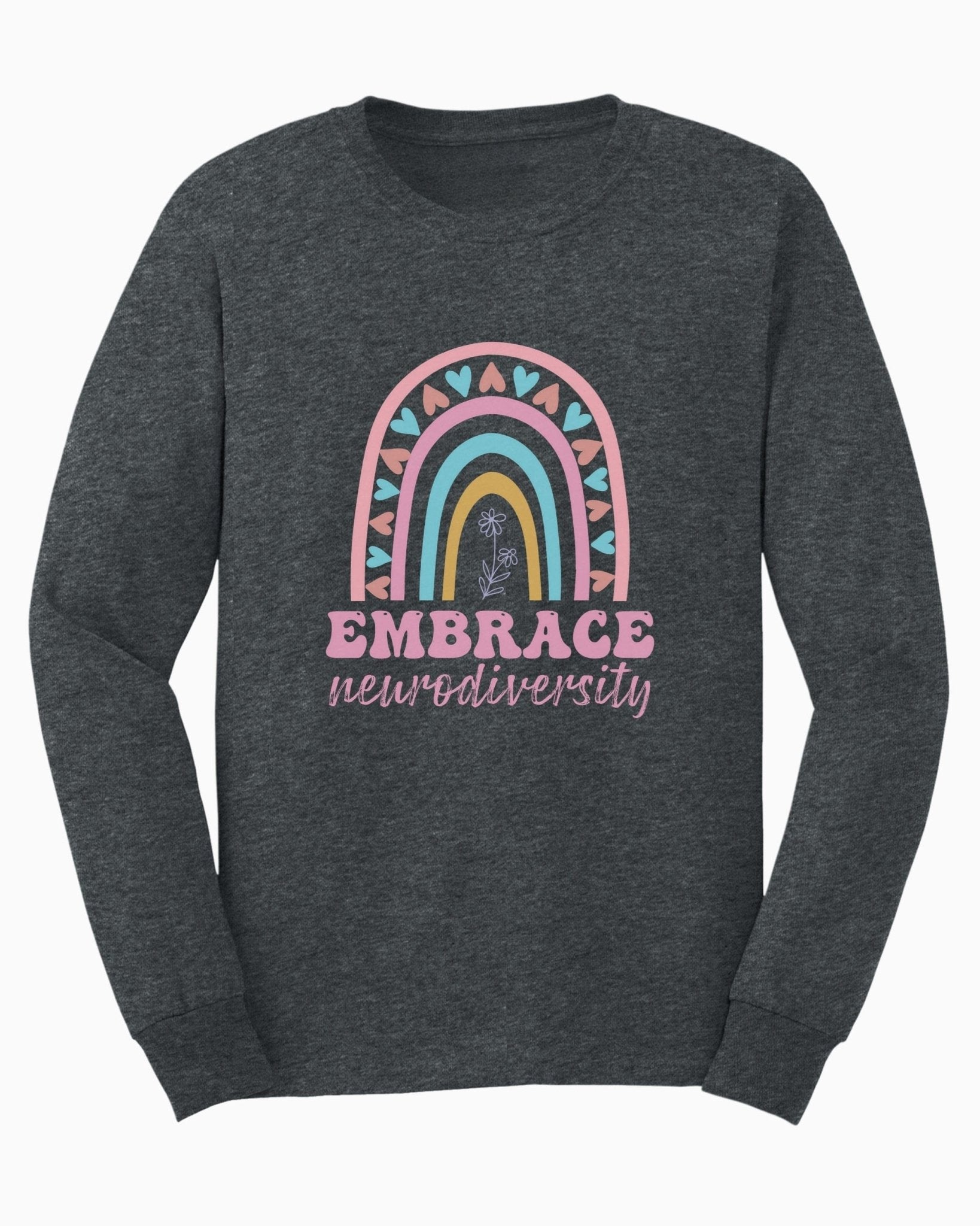 Autism Long - sleeve - Embrace Neurodiversity Long Sleeve T-Shirt - Daily Bloom