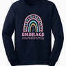Autism Long - sleeve - Embrace Neurodiversity Long Sleeve T-Shirt - Daily Bloom