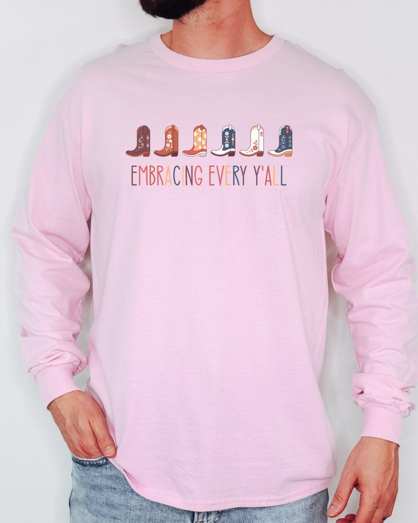 Autism Long - sleeve - Embracing Every Y'all Long Sleeve T-Shirt - Daily Bloom