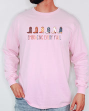 Embracing Every Y'all Long Sleeve T-Shirt-Neurodiversity, ADHD & Autism Awareness & Acceptance Long-sleeve by Daily Bloom