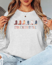 Embracing Every Y'all Long Sleeve T-Shirt-Neurodiversity, ADHD & Autism Awareness & Acceptance Long-sleeve by Daily Bloom