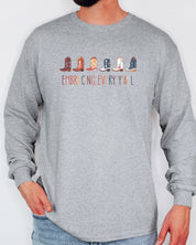 Embracing Every Y'all Long Sleeve T-Shirt-Neurodiversity, ADHD & Autism Awareness & Acceptance Long-sleeve by Daily Bloom