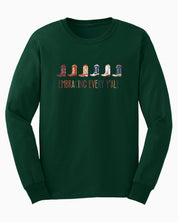 Embracing Every Y'all Long Sleeve T-Shirt-Forest Green-Neurodiversity, ADHD & Autism Awareness & Acceptance Long-sleeve by Daily Bloom
