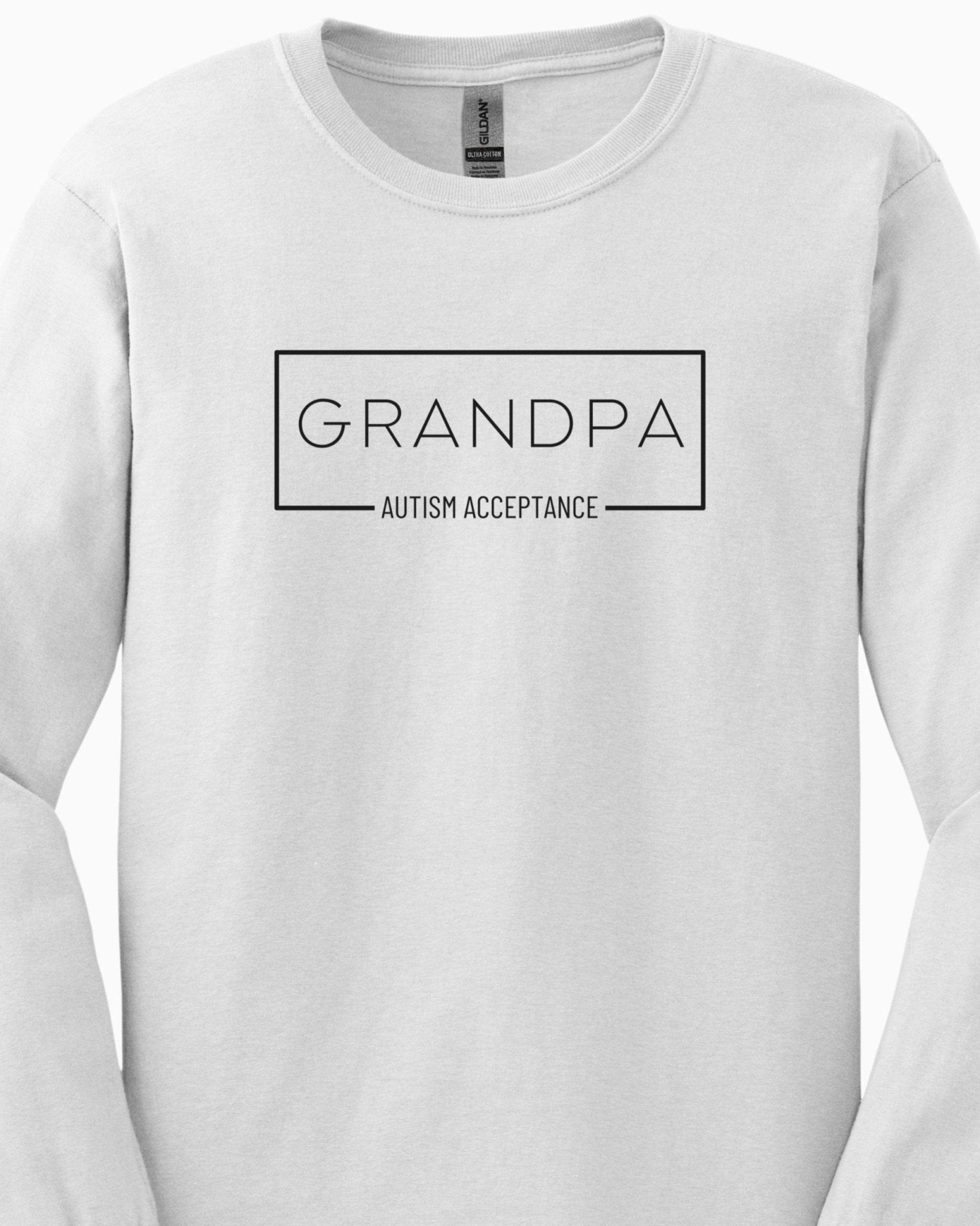 Autism Long - sleeve - Grandpa Box Long Sleeve T-Shirt - Daily Bloom