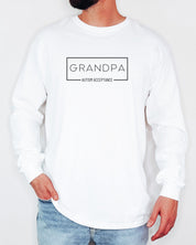 Grandpa Box Long Sleeve T-Shirt-Neurodiversity, ADHD & Autism Awareness & Acceptance Long-sleeve by Daily Bloom