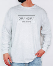 Grandpa Box Long Sleeve T-Shirt-Neurodiversity, ADHD & Autism Awareness & Acceptance Long-sleeve by Daily Bloom