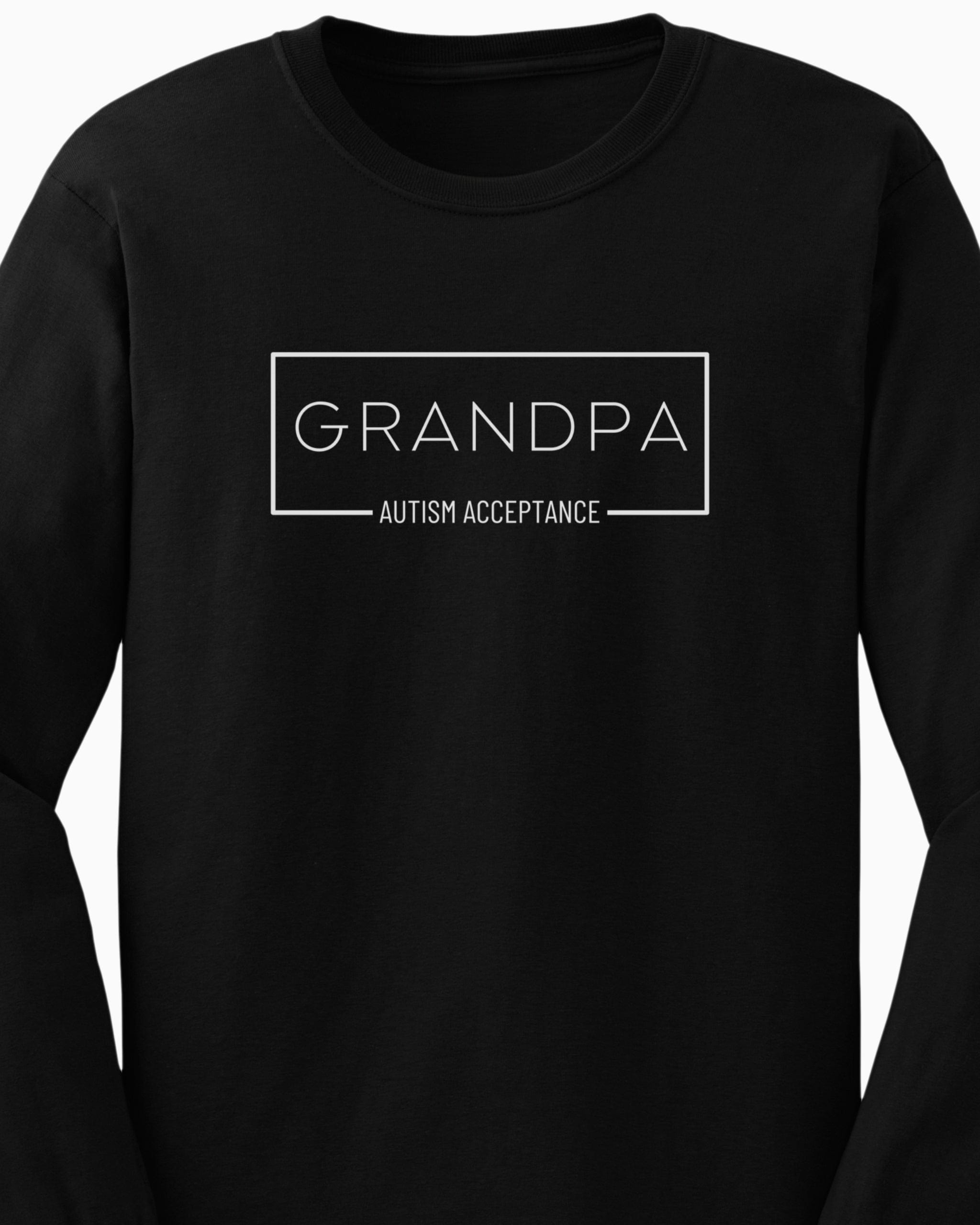 Grandpa Box Long Sleeve T-Shirt-Neurodiversity, ADHD & Autism Awareness & Acceptance Long-sleeve by Daily Bloom