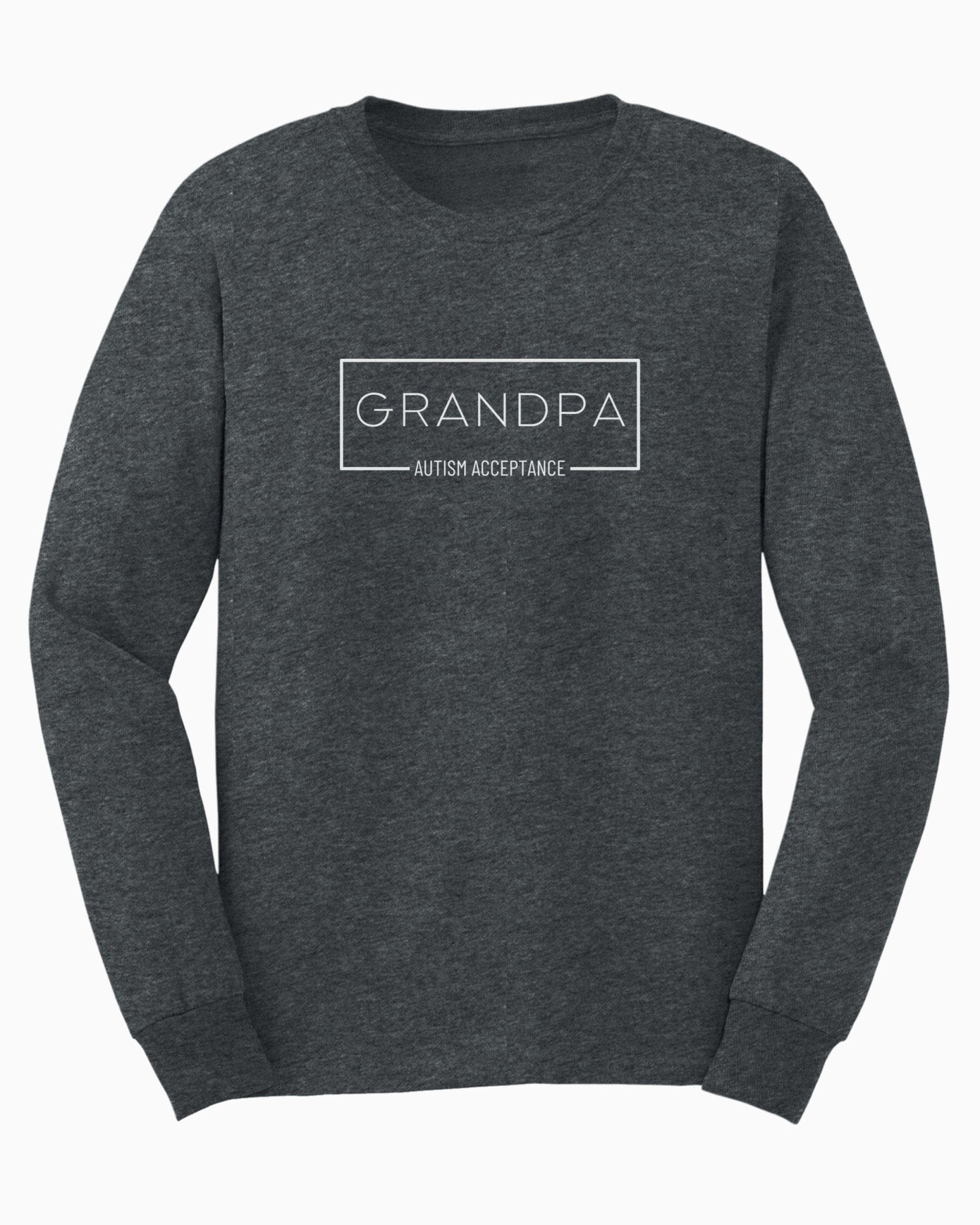 Autism Long - sleeve - Grandpa Box Long Sleeve T-Shirt - Daily Bloom