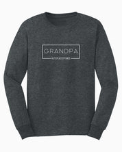 Grandpa Box Long Sleeve T-Shirt-Dark Heather-Neurodiversity, ADHD & Autism Awareness & Acceptance Long-sleeve by Daily Bloom