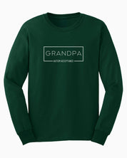 Grandpa Box Long Sleeve T-Shirt-Forest Green-Neurodiversity, ADHD & Autism Awareness & Acceptance Long-sleeve by Daily Bloom