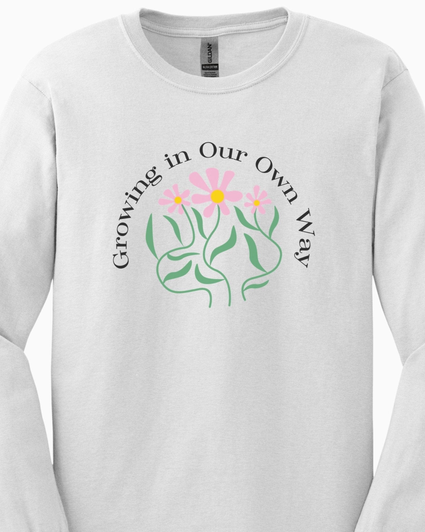 Autism Long - sleeve - Growing in Our Own Way Long Sleeve T-Shirt - Daily Bloom