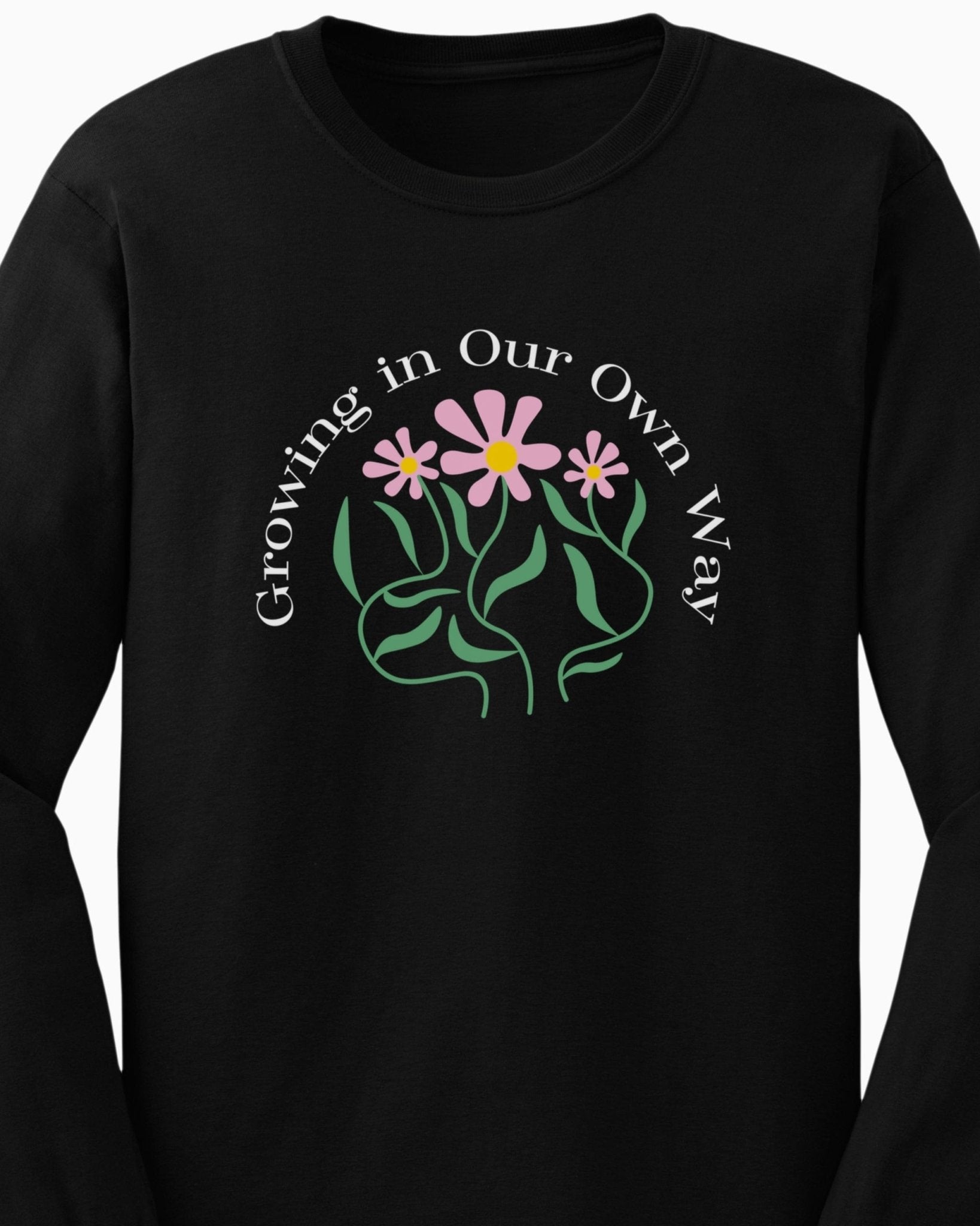 Autism Long - sleeve - Growing in Our Own Way Long Sleeve T-Shirt - Daily Bloom