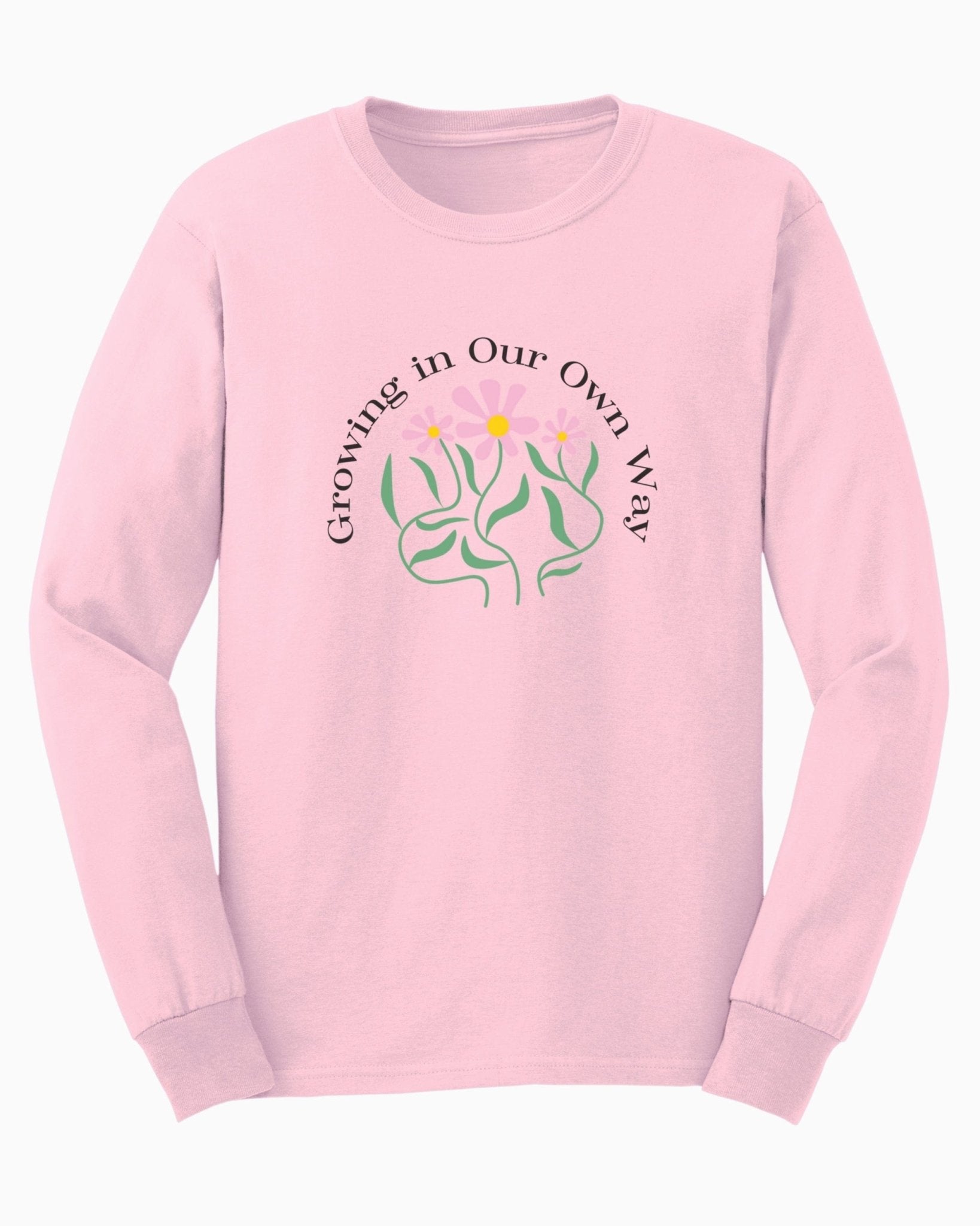Autism Long - sleeve - Growing in Our Own Way Long Sleeve T-Shirt - Daily Bloom