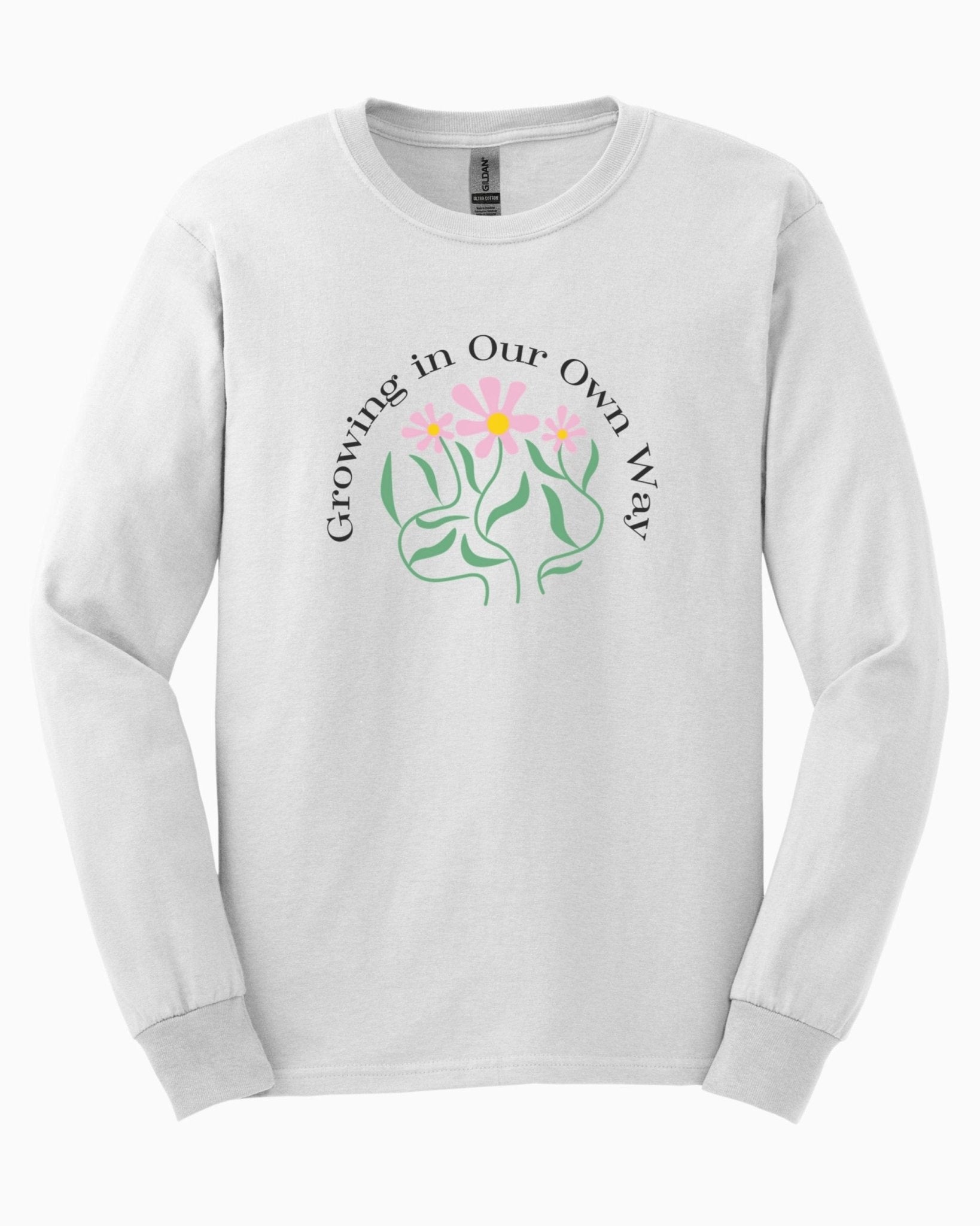 Autism Long - sleeve - Growing in Our Own Way Long Sleeve T-Shirt - Daily Bloom