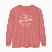 Autism Long-sleeve By Daily Bloom Helping Tiny Humans Do Big Things Comfort Colors Long Sleeve T-Shirt Watermelon / S
