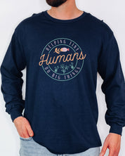 Helping Tiny Humans Do Big Things Long Sleeve T-Shirt-Neurodiversity, ADHD & Autism Awareness & Acceptance Long-sleeve by Daily Bloom