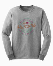 Helping Tiny Humans Do Big Things Long Sleeve T-Shirt-Sport Grey-Neurodiversity, ADHD & Autism Awareness & Acceptance Long-sleeve by Daily Bloom