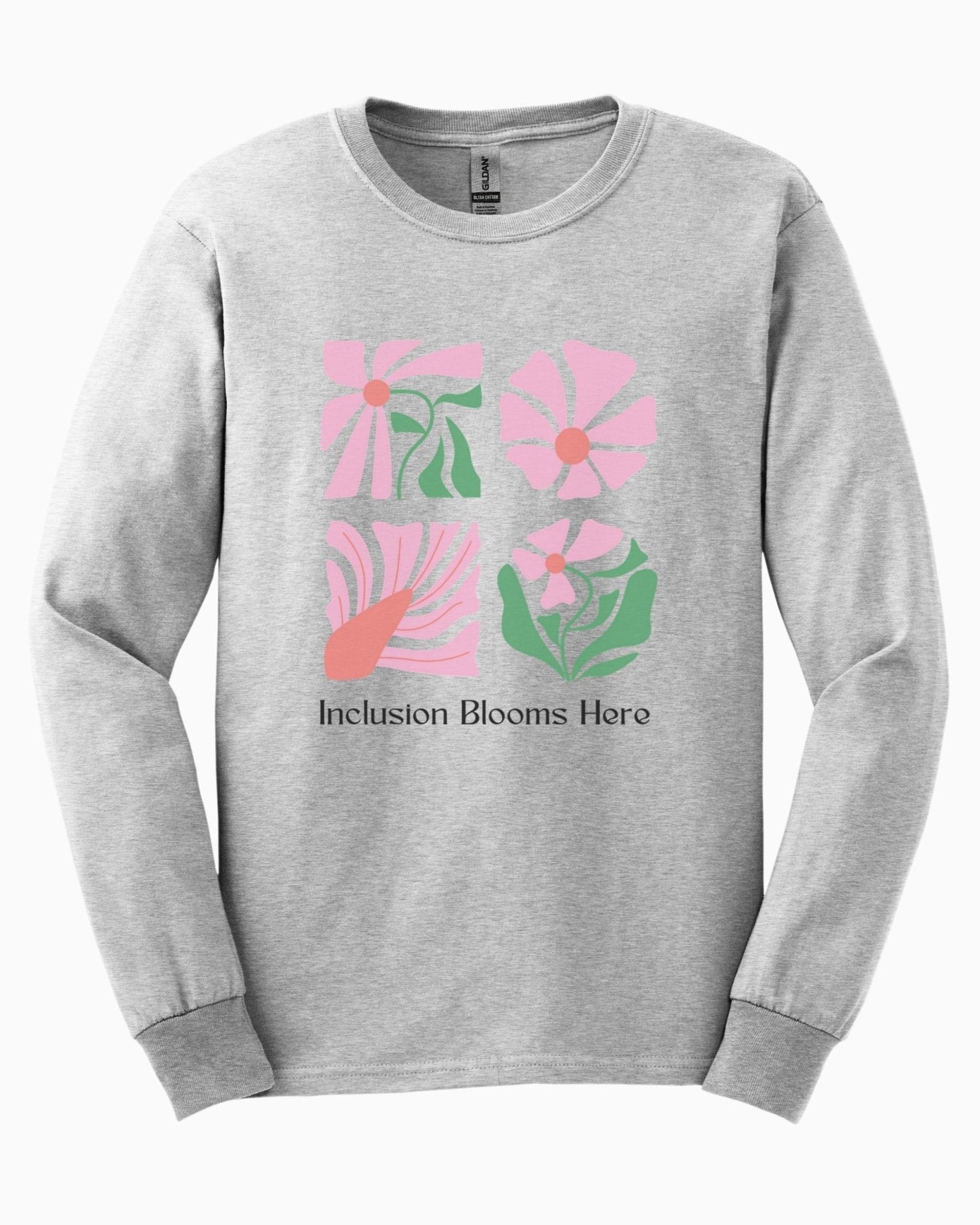 Autism Long - sleeve - Inclusion Blooms Here Long Sleeve T-Shirt - Daily Bloom