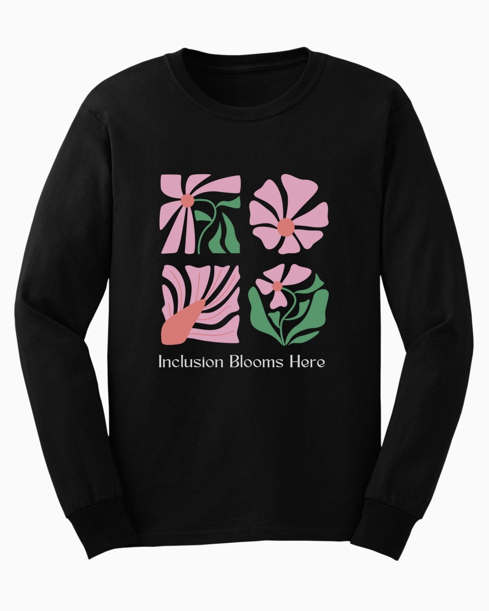 Autism Long - sleeve - Inclusion Blooms Here Long Sleeve T-Shirt - Daily Bloom